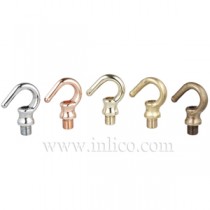 M10 Male and Female Brass Hooks