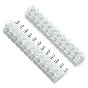 6A 12 WAY PLUGGABLE STRIP CONNECTOR MALE AND FEMALE POLYAMIDE PA66