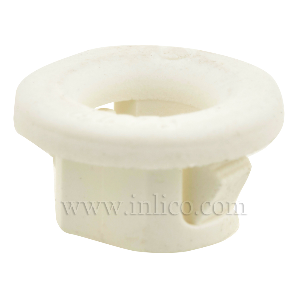 SNAP-LOCK GROMMET WHITE TO FIT 10.5MM HOLE 
8MM X 14.5MM