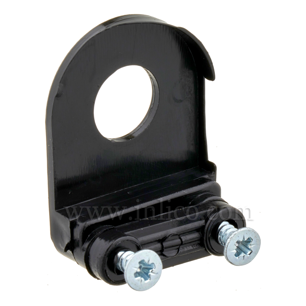 10MM CABLE CLAMP CORD GRIP - BLACK - NYLON 6