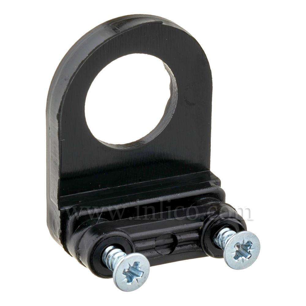 1/2" CABLE CLAMP CORD GRIP - BLACK - NYLON 6