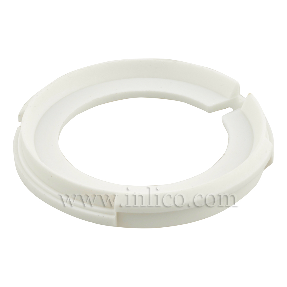 LAMPSHADE ADAPTOR RING WHITE PLASTIC - FROM E27 TO B22/E14