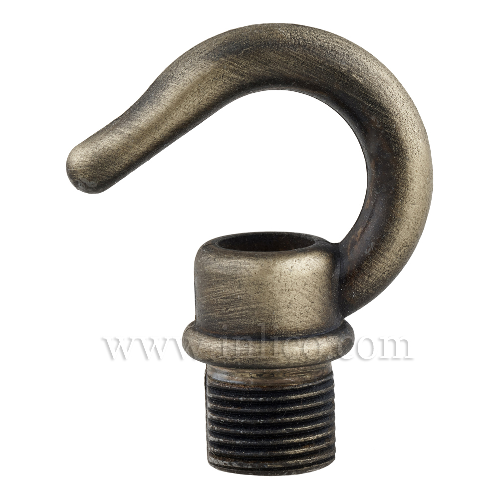 13MM ANTIQUE HOOK MALE ENTRY
