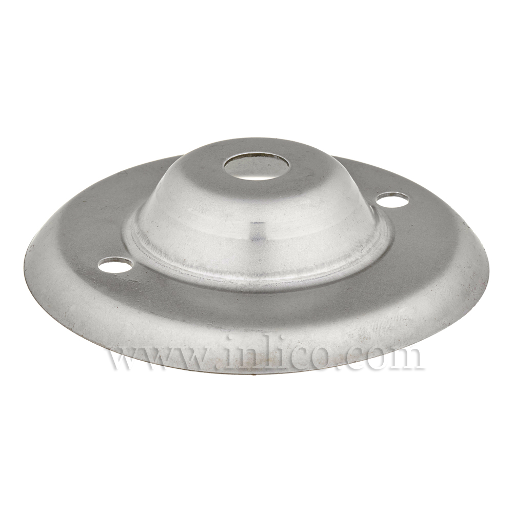 10MM CEILING PLATE SELF COLOUR WITH 2" BESA FIXING HOLES (E027/E/SC)