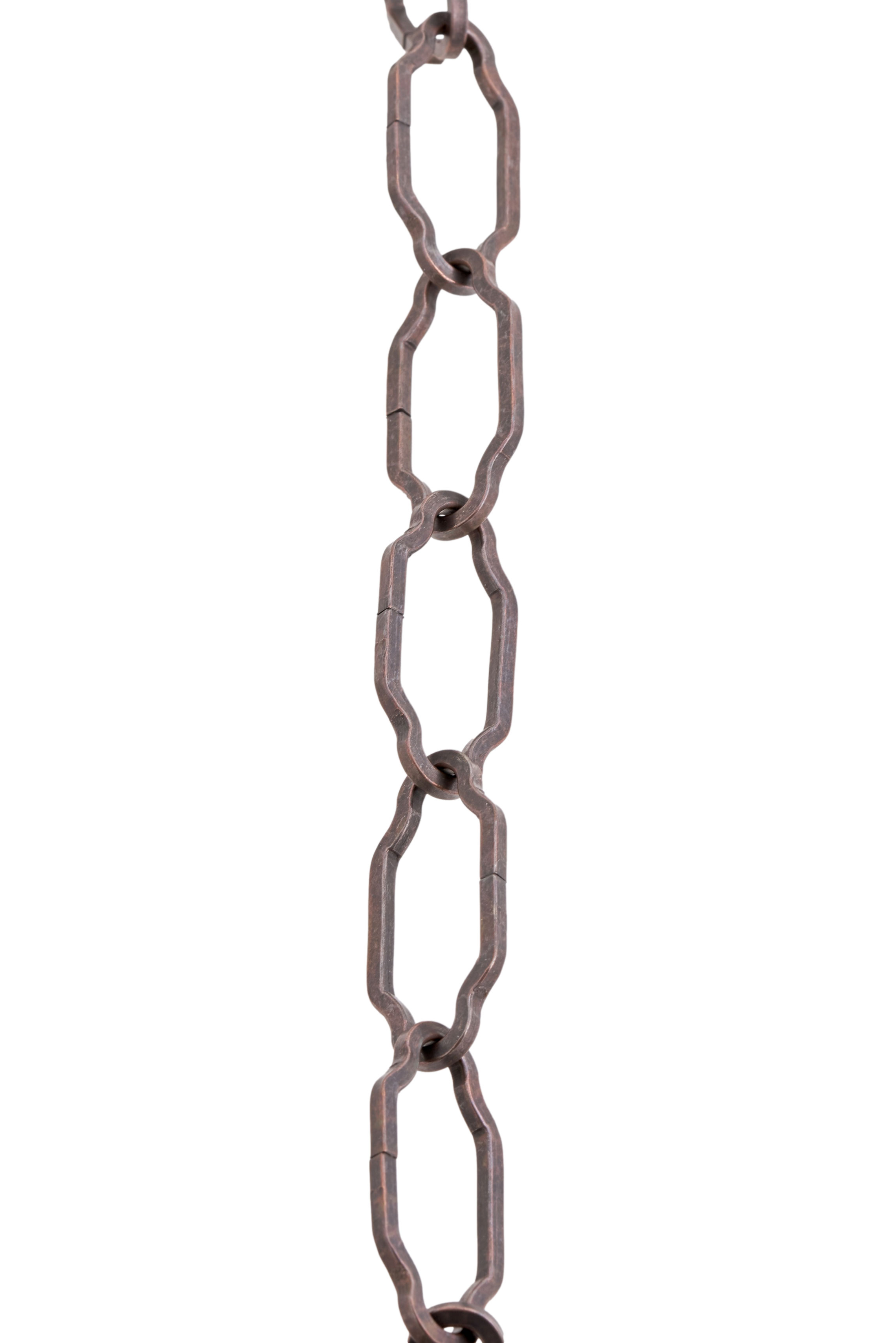 BRONZE PLATED GOTHIC CHAIN - MEDIUM 2.7mm WIRE  40mm x 15mm link (internal)