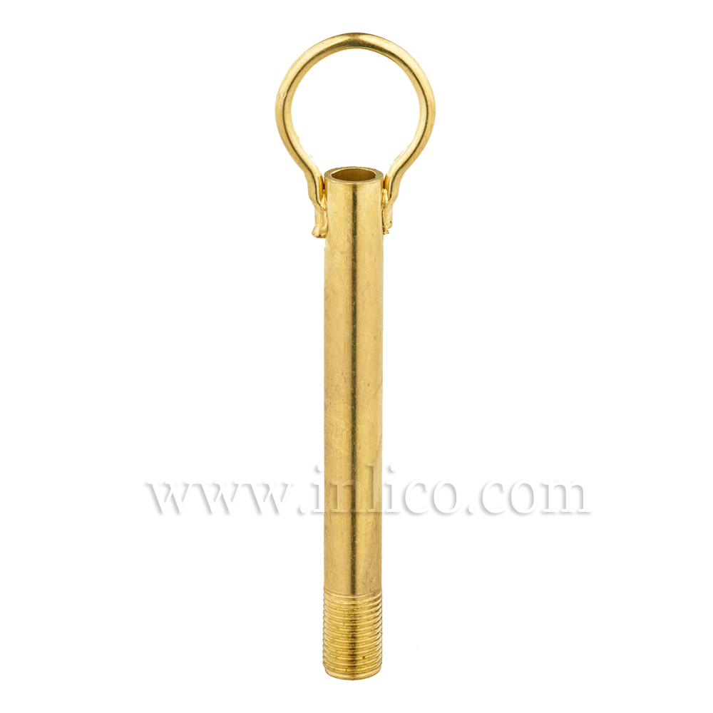 85MM ROD/LOOP SUSPENSION BRASS  PLATED M10X1