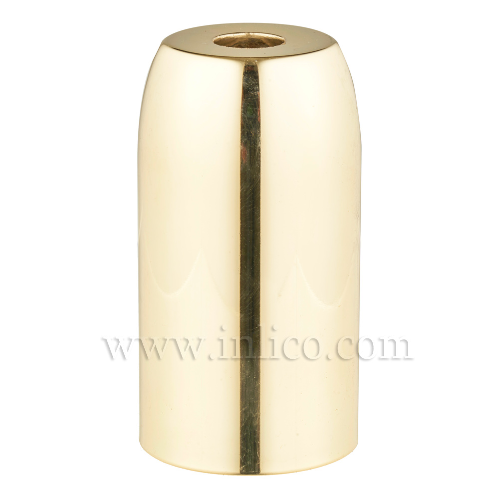 BRASS PLATED LAMPHOLDER COVER D32XH60MM WITH 10.5 HOLE 
LONG LAMPHOLDER COVER FOR E14/SES LAMPHOLDERS
