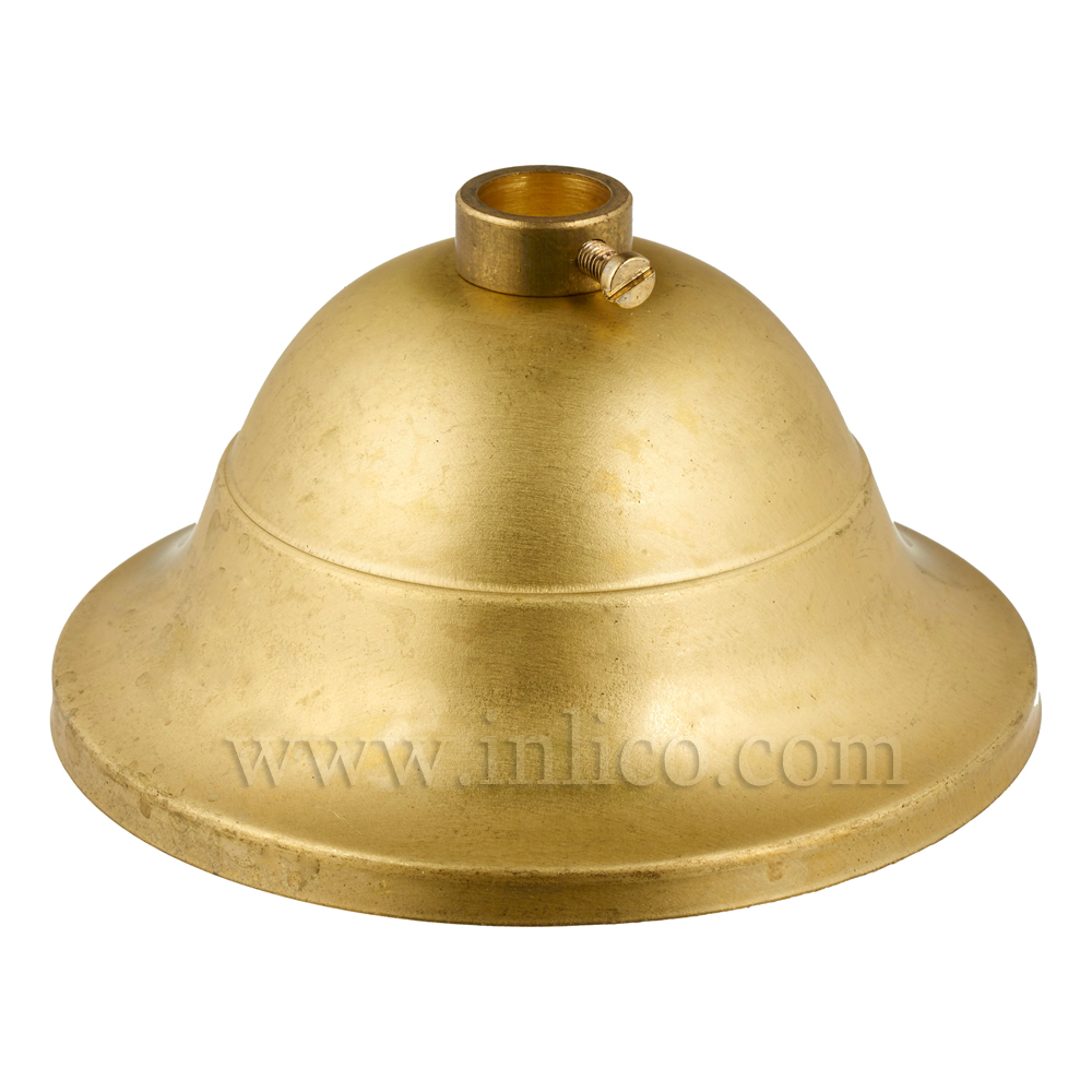 BRASS/NATURAL 40X80 CEILING CUP WITH LOCKING RING AND GRUB SCREW