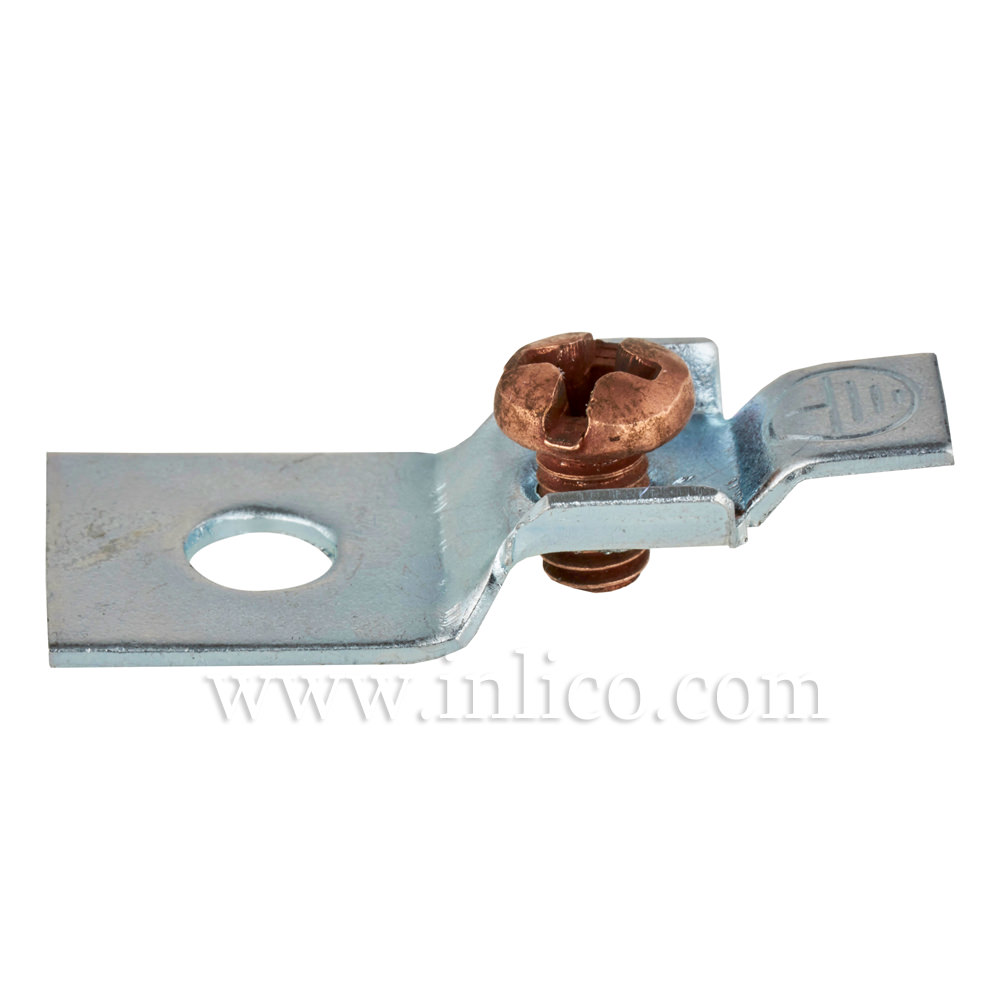 EARTH CONNECTOR- TERMINAL HOLE DIAMETER 4.2MM with COPPER SCREW