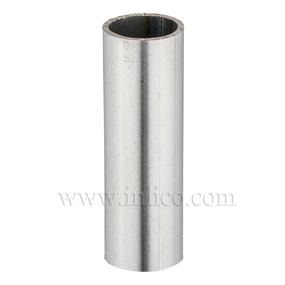 RAW STEEL SPACER 43.5MM LONG 10mm CLEAR BORE TO FIT OVER M10x1 ALLTHREAD